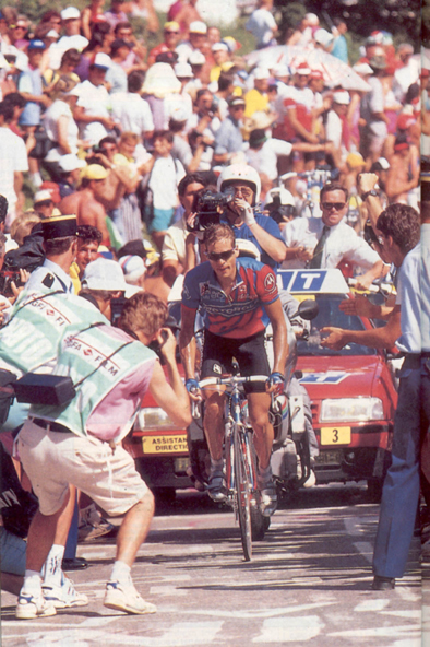 Anrew Hampsten on L'Alpe d'Huez