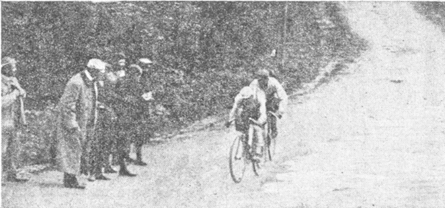 Henri Desgrange at the 1906 ascent of the Ballon d'Alsace