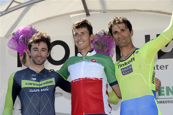 2015 time trial championship podium