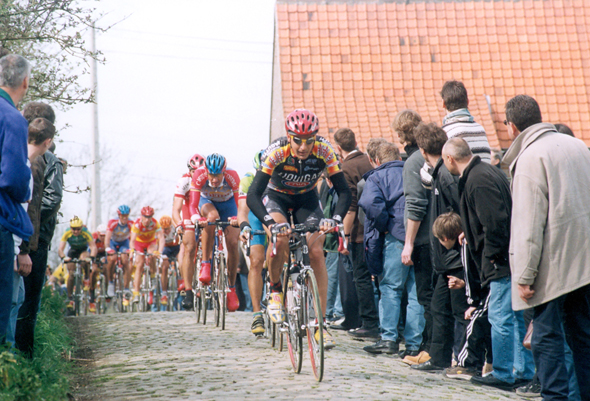 Denis Zanette on the Old Kwaremont