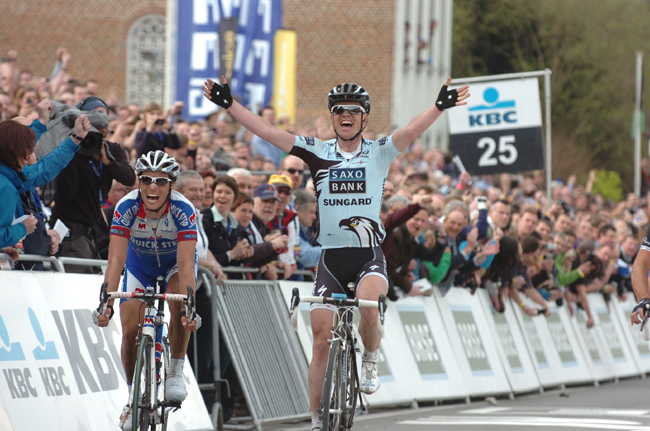 Nick Nuyens and Sylvain Chavanel