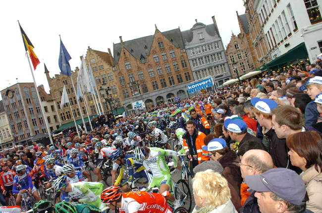 Race start in Brugge