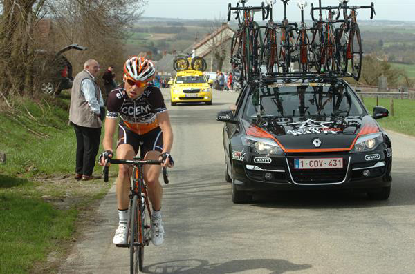 Jurgen Van Goolen on a break