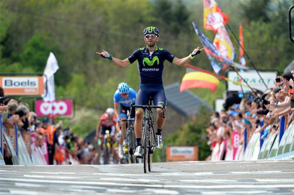 Valverde with Fleche Wallone