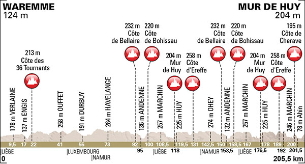 2015 Fleche Wallonne profile