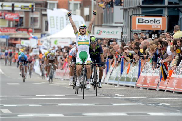 Simon Gerrans wins the 2014 Leige-Bastogne-Liege race