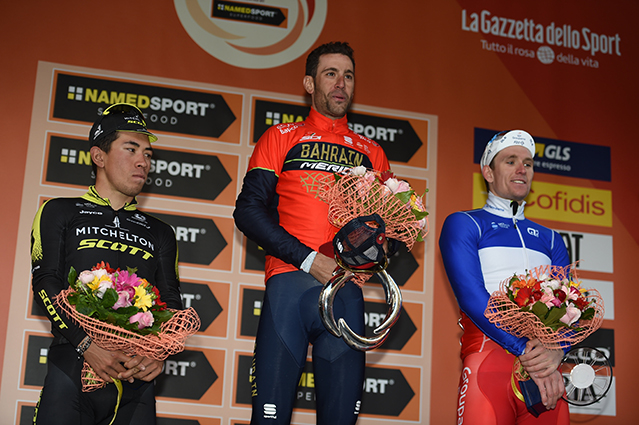 Milano-San Remo podium