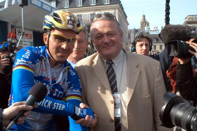 Johan Museeuw and Jean-Marie Leblanc