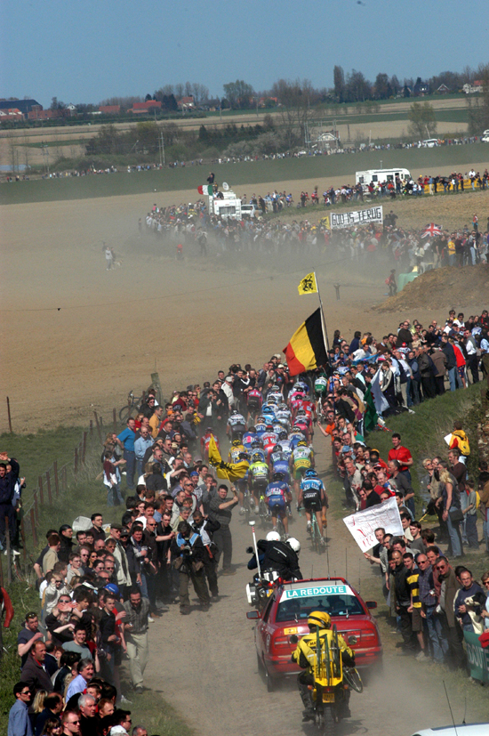 Panorama of peloton