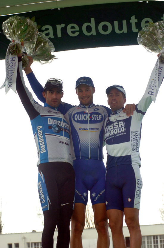 Final 2005 Paris-Roubiax podium