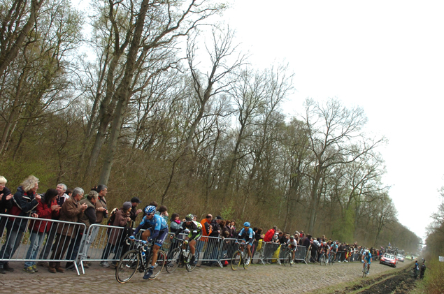 Riders in the arenberg Forest