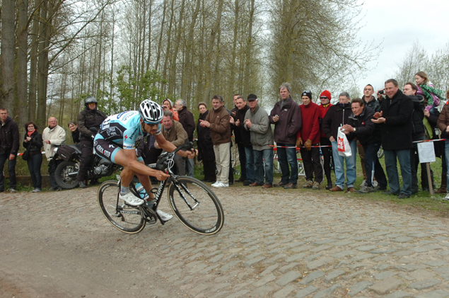 Boonen on the Templeuve cobbles