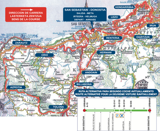 2015 San Sebastian map