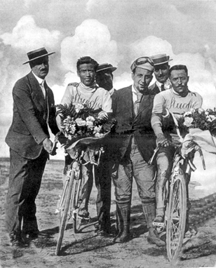 1st and 4th place in the 1914 Giro