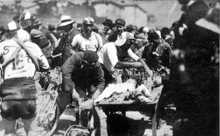 Feed station at Bassano