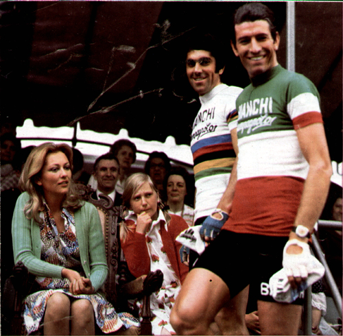 Princess Paolo with Marino Basso and Felice Gimondi