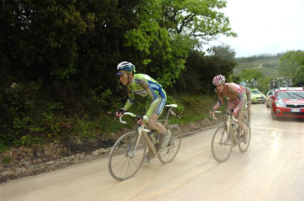 Ivan Basso and Vincenzo Nibali