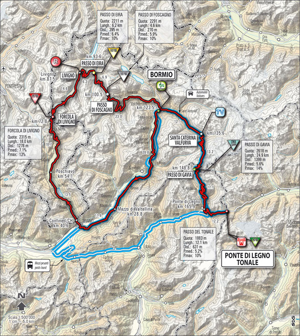 Stage 20 route map