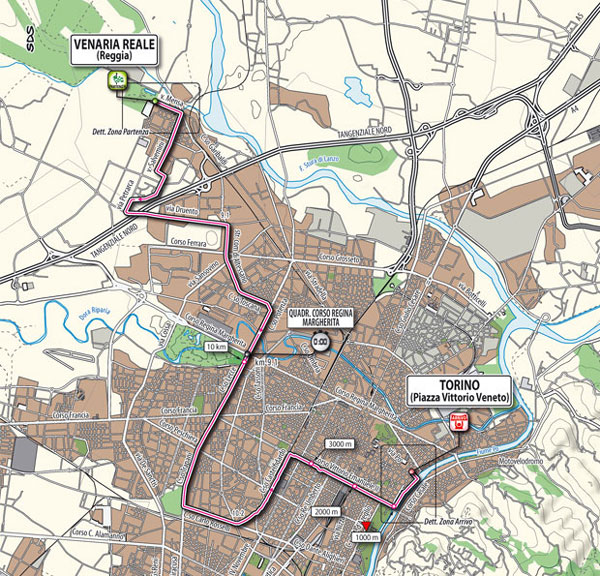 Stage 1 route map