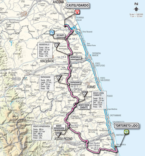 Stage 10 route map