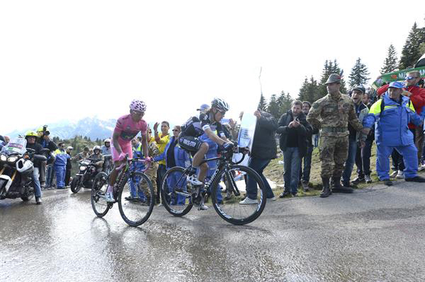 Nairo Quintana and Rigoberto Uran