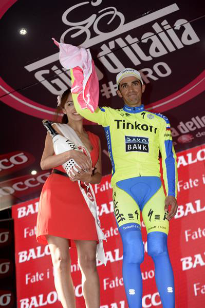 Alberto Contador after Giro stage 6