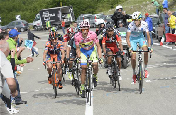 Alberto Contador on thecfinal Giro stage 8 climb