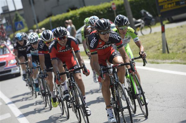 Amael Moinard and Philippe gilbert leads the day's break