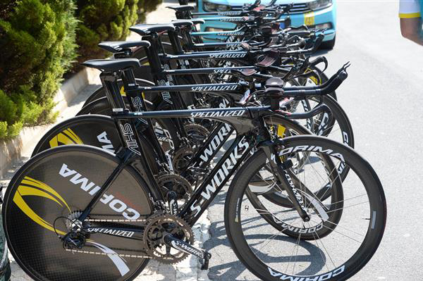 Astana's bikes