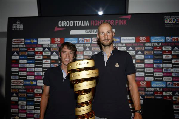 Rigoberto Uran and Tom Boonen