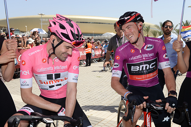 Rohan Dennis and Tom Dumoulin