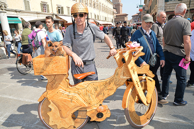 Wooden bike