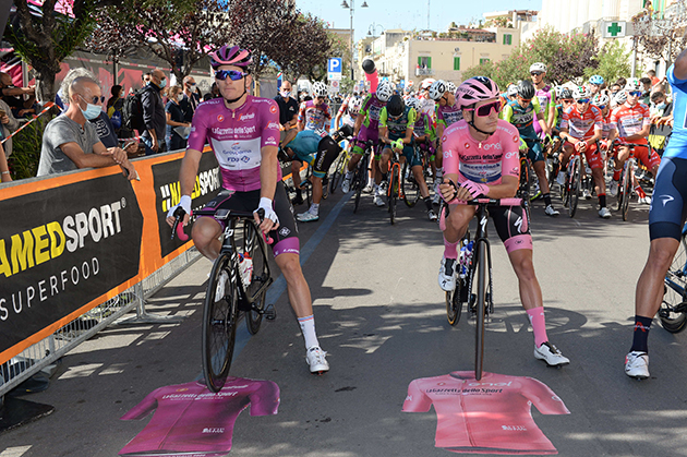 Arnaud Demare and Joao Almeida