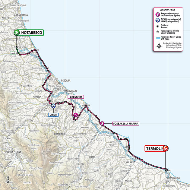 Stage 7 map