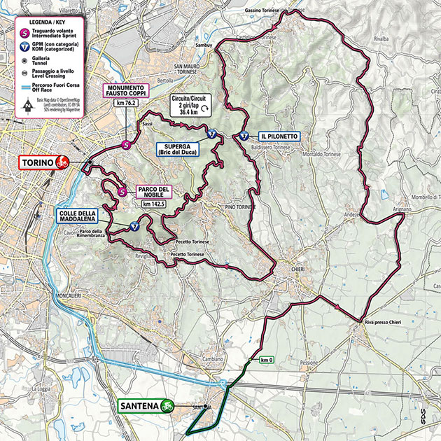 Stage 14 map