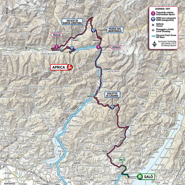 Stage 16 map