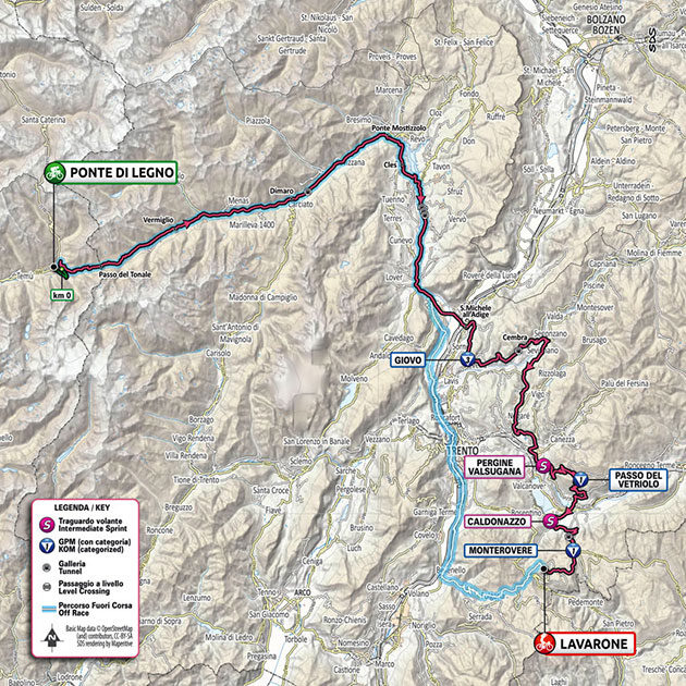 Stage 17 map