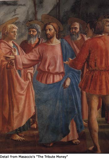 Masaccio's "Tribute Money"