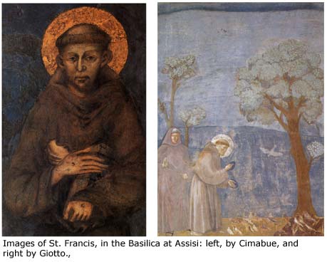 St. Francis, as seen by two artists