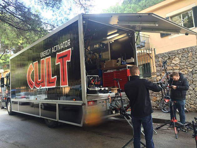 Cult energy team truck