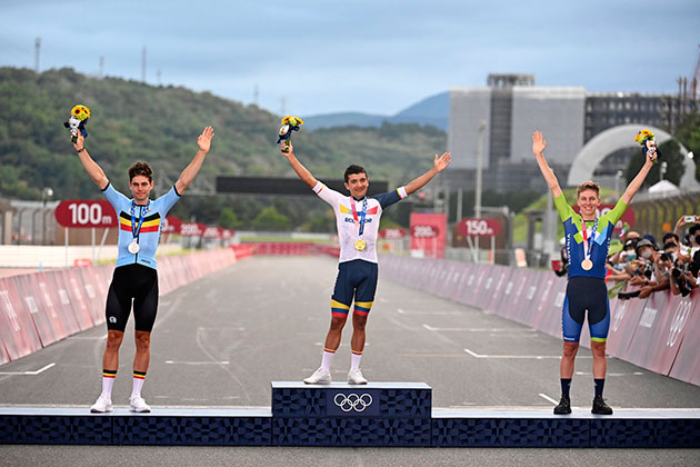 Olympics podium