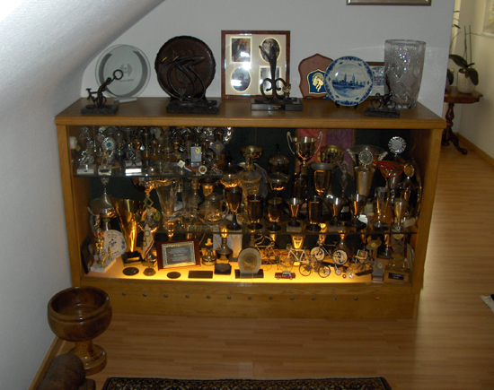 Jan Janssen's trophy case