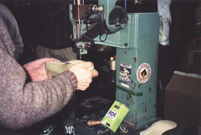 attaching last to insole