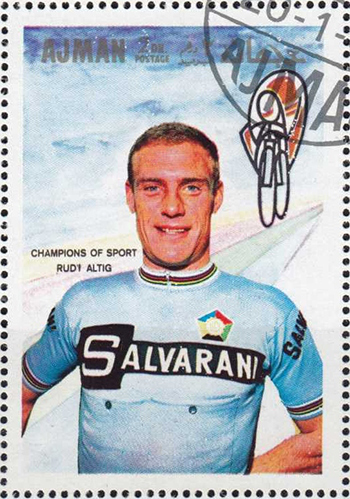 Rudi Altig stamp