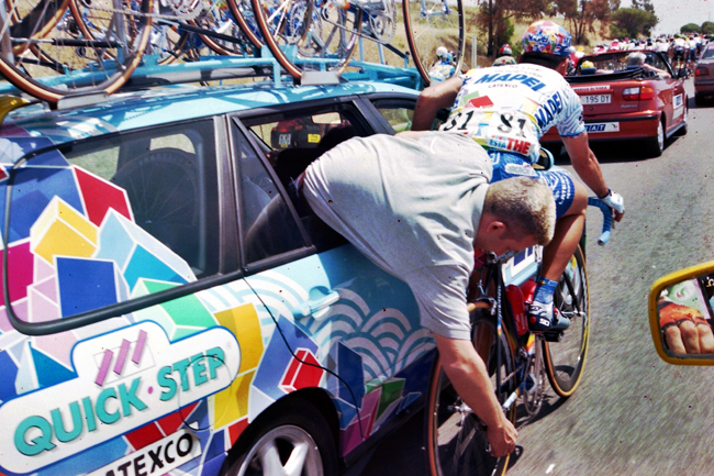 Paolo Bettini in the 1999 Giro d'Italia