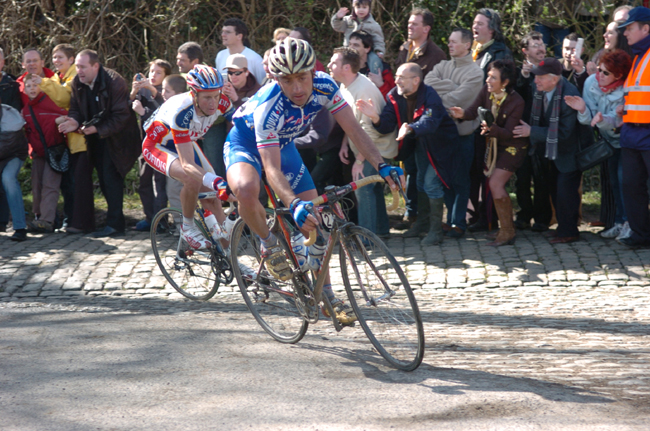 Paolo Bettini in the 2006 ronde van Vlaanderen