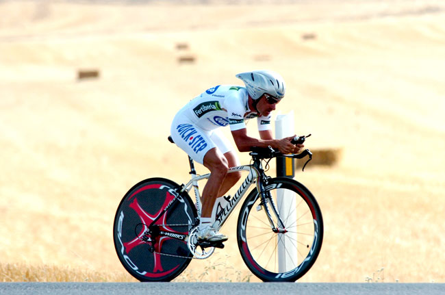 Paolo Bettini in the 2008 Vuelta a Espana