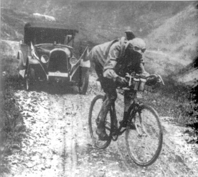 Ottavio Bottecchia n the Izoard