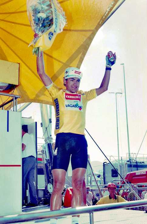 Chiappucci in yellow