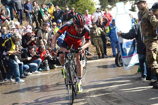 Cadel Evans in the 2014 Tour of Italy